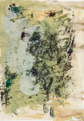Elke Naters, Zur Entstehung des Mondes (10 Arbeiten), Öl auf Papier