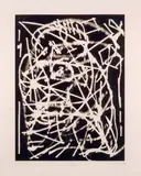 A. R. Penck, Ohne Titel (Nacht), Holzschnitt auf Papier