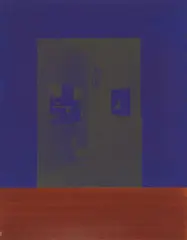 Hubertus Reichert, Ohne Titel, Siebdruck auf Tempera auf Leinwand