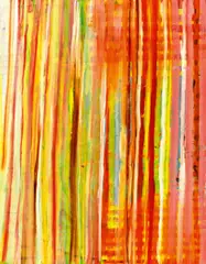 Michael Reiter, Ohne Titel (Streifenbild), Öl auf Leinwand