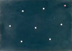 Peter Rode, Ohne Titel, Mischtechnik auf gestanztem Papier