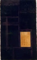 Sean Scherer, Untitled (Off White Square), Öl und Wachs auf Leinwand