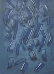 Ohne Titel by Gerhard Taubert, Acryl auf Papier, sold Jun 2015