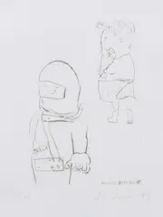 Maria Zerres, Julia (Portfolio mit 7 Arbeiten), Radierung auf Papier