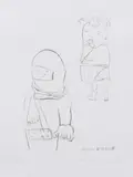 Maria Zerres, Julia (Portfolio mit 7 Arbeiten), Radierung auf Papier