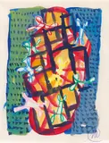Markus Lüpertz, Ohne Titel, Gouache auf Papier