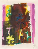 Markus Lüpertz, Ohne Titel, Gouache auf Papier