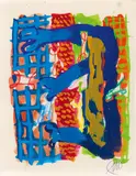 Markus Lüpertz, Ohne Titel, Gouache auf Papier