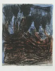 Ohne Titel by Georg Baselitz, Kolorierte Radierung auf Papier, sold Jun 2015