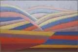 Gerhard Taubert, Ohne Titel (Landschaft), Acryl auf Karton