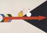 Pavel Pepperstein, Ohne Titel (Red Arrow and a Snowman) (Aus der Serie Either - Or)