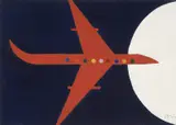Pavel Pepperstein, Ohne Titel (Plane and the Moon) (Aus der Serie Either - Or)