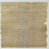 Milan Mölzer, Partitura, Tinte auf Pergamentpapier, mehrere Schichten übereinander geklebt, geschnitten
