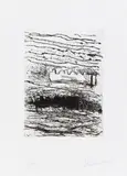 Yannis Kounellis, Senza Thitolo, Radierung mit Strichätzung auf Papier