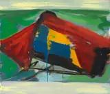 Oliver Lochau, Ohne Titel, Öl auf Leinwand
