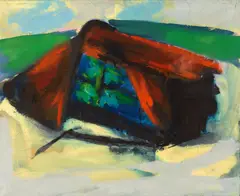 Oliver Lochau, Ohne Titel, Öl auf Leinwand