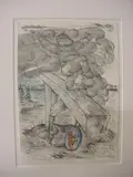 Jörg Immendorff, Gyntiana / Aualand, Gouache, Aquarell und Bleistift auf Papier