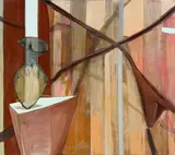 Udo Dziersk, Historisches, Acryl auf Leinwand
