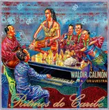 Ulli Maier, Exorzitie: "Ritmos do caribe", Acryl auf Holz