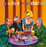 Ulli Maier, Exorzitie: "Je oller je doller", Acryl auf Holz