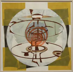 Stefan Hirsig, Gathering the tribe, Wasserfarbe und Acryl auf Papier