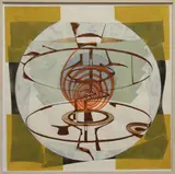Stefan Hirsig, Gathering the tribe, Wasserfarbe und Acryl auf Papier