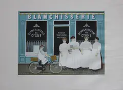 Ohne Titel (Blanchisserie) by Jan Balet, Lithografie auf Papier, sold Jun 2015
