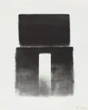 Rupprecht Geiger, Jahresblatt, Lithographie auf Papier