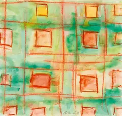 Hansjörg Michaelis, Mappe mit 22 Arbeiten, Aquarell auf Papier