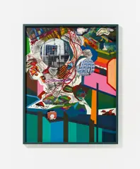 Franz Ackermann, "Collapse!", Mischtechnik auf Papier