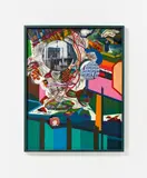 Franz Ackermann, "Collapse!", Mischtechnik auf Papier