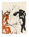 Georg Baselitz, Ohne Titel, Gouache und Tusche auf Papier