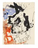 Georg Baselitz, Ohne Titel, Gouache und Tusche auf Papier