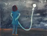 Daniel Richter, Ohne Titel, Öl auf Leinwand