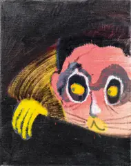 Ohne Titel by Daniel Richter, Öl auf Leinwand, sold Jun 2015