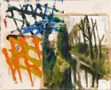 Markus Lüpertz, Ohne Titel, Öl auf Leinwand