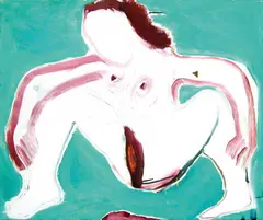 Dr. Guy de Mös by Jonathan Meese, Öl auf Leinwand, sold Jun 2015
