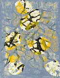 Peter Stauss, Ohne Titel (1/3) (Serie mit 3 Arbeiten), Holzhanddruck auf Papier