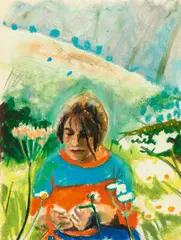 Manuela Wossowski, Konvolut von 10 Arbeiten, Gouache auf Papier