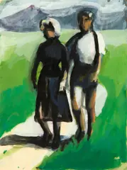 Manuela Wossowski, Konvolut von 10 Arbeiten, Gouache auf Papier