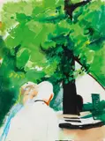 Manuela Wossowski, Konvolut von 10 Arbeiten, Gouache auf Papier
