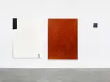 Imi Knoebel, Sandelholz (3-teilig), Acryl, Aluminium, Pappe