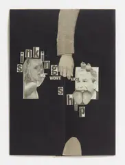 Dash Snow, Sinking Ship Won't Last, Collage auf Papier