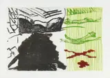 Per Kirkeby, Ohne Titel, Aquatinta auf Papier