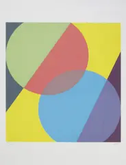Anna Beothy-Steiner, Ohne Titel, Serigrafie auf Papier