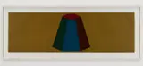 Sol LeWitt, "Flat Top Pyramid with Colors Superimposed"