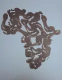 Richard Long, Ohne Titel (Afrika), Siebdruck auf Papier