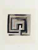 Das Hohelied Salomo (1 Blatt aus einer Serie von 12 Arbeiten: Labyrinth) by Heinz Mack, Farbiger Siebdruck auf Bütten, sold Jun 2015