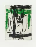 Georg Baselitz, Ohne Titel (1 Blatt aus einer Mappe mit 10 Arbeiten), Radierung auf Papier