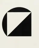 Leon Polk Smith, Ohne Titel, Siebdruck auf Papier
